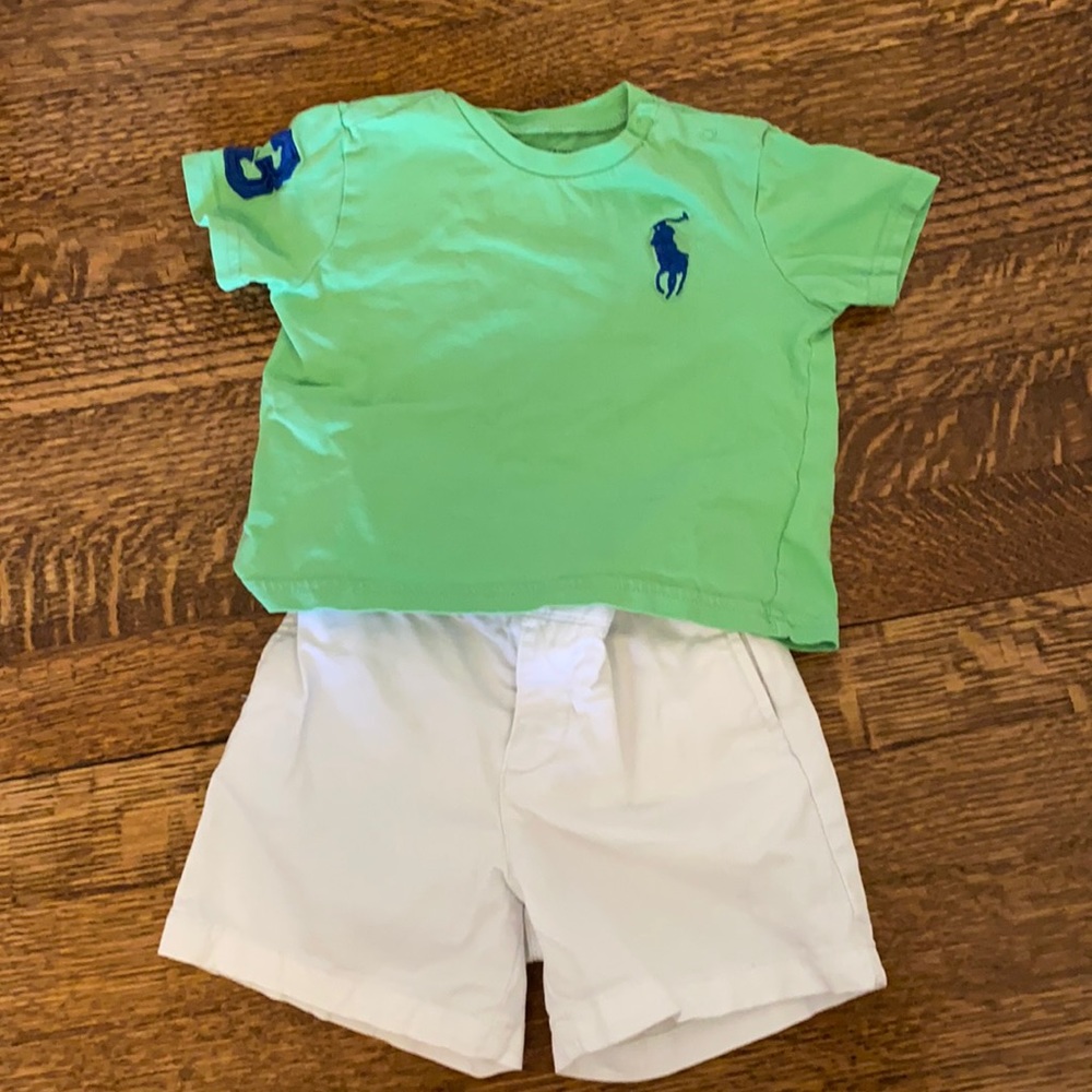 Ralph Lauren shortleeve short set